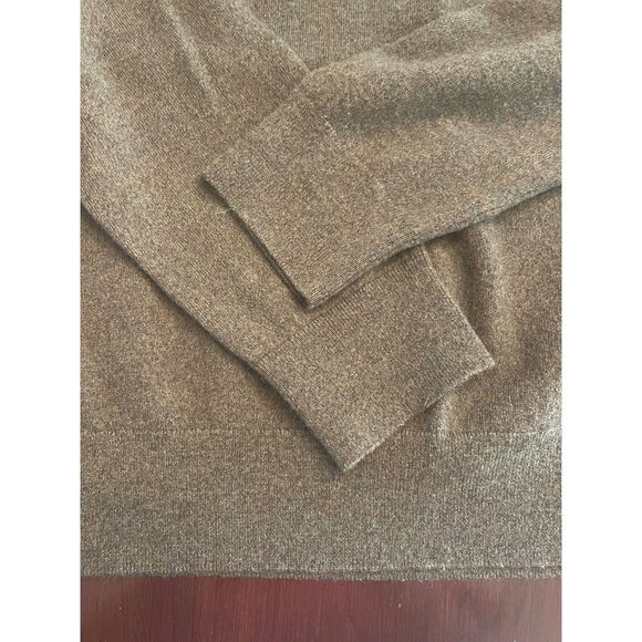 Banana Republic Mens Italian Merino Wool Fine Knit Sweater Sz XL Green Cozy Luxe - Picture 3 of 13